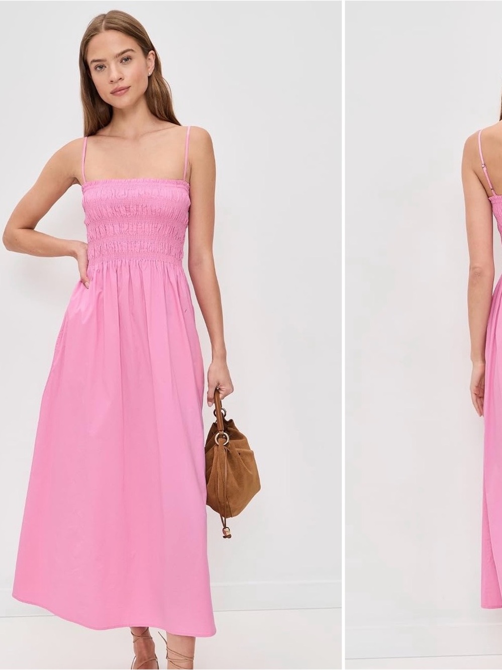 pistola Pink Smocked Waist Maxi Skirt - Picture 6 of 6